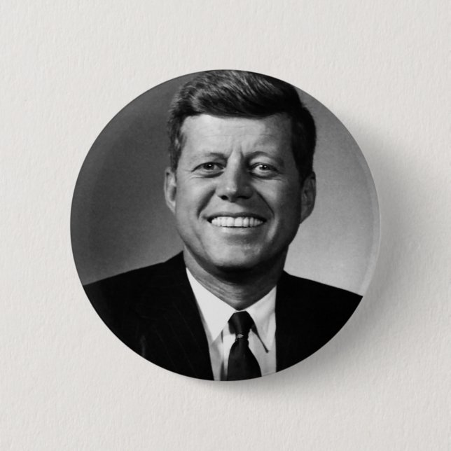 Badge Rond 5 Cm John F. Kennedy (Devant)