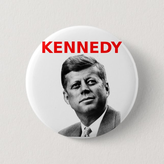 Badge Rond 5 Cm John F. Kennedy (Devant)
