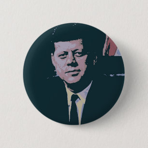 Badge Rond 5 Cm John F. Kennedy