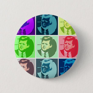 Badge Rond 5 Cm John F. Kennedy/JFK