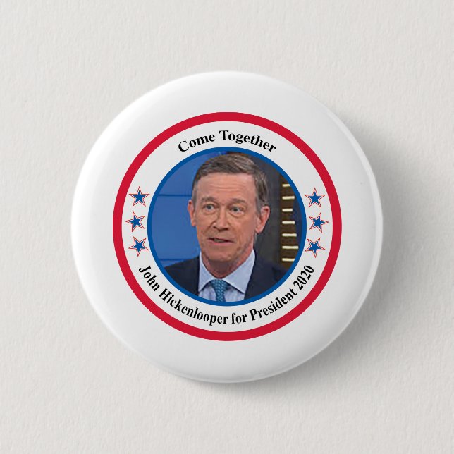 Badge Rond 5 Cm John Hickenlooper (Devant)