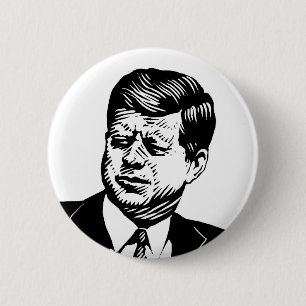 Badge Rond 5 Cm John Kennedy