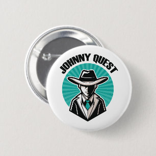 Badge Rond 5 Cm Johnny Quest