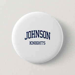 Badge Rond 5 Cm Johnson High School S Gainesville Ga Retro Sports