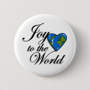Badge Rond 5 Cm Joie au monde