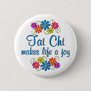 Badge Rond 5 Cm Joie de Chi de Tai