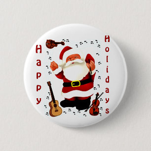 Badge Rond 5 Cm Joie de Noël_