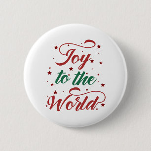 Badge Rond 5 Cm joie pour le monde