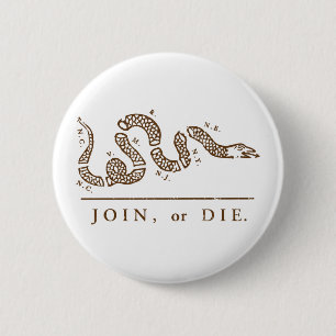 Badge Rond 5 Cm Joignez ou mourez libertaire