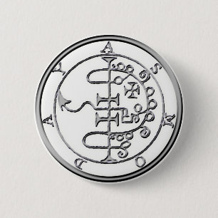 Badge Rond 5 Cm Joint d'Asmoday Asmodeus