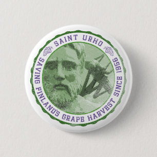 Badge Rond 5 Cm Joint de St Urho - bouton