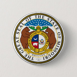 Badge Rond 5 Cm Joint d'état du Missouri