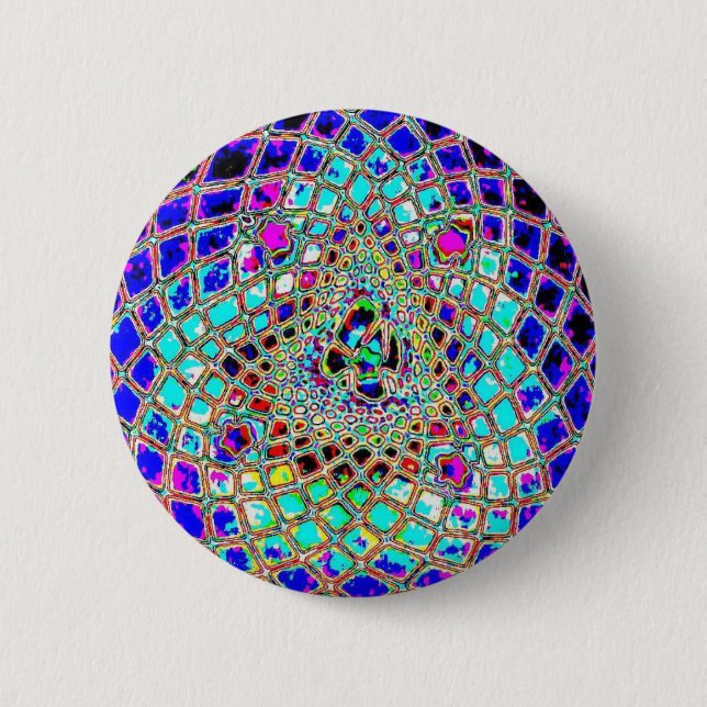 Badge Rond 5 Cm Joli champignon (Devant)