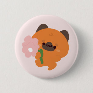 Badge Rond 5 Cm Joli chiot shepherd allemand romantique