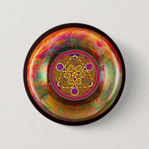 Badge Rond 5 Cm Joli noeud celtique