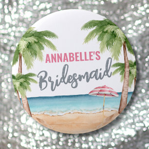 Badge Rond 5 Cm Jolie Demoiselle d'Honneur pour l'Enterrement de V