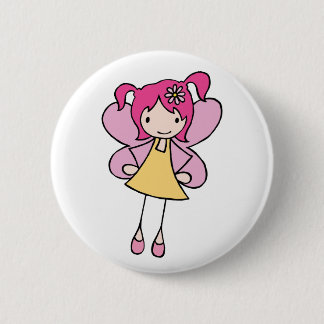 Badge Rond 5 Cm Jolie fée