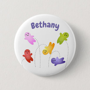 Badge Rond 5 Cm Jolie gelée bébés bonbons bonbons dessin animé