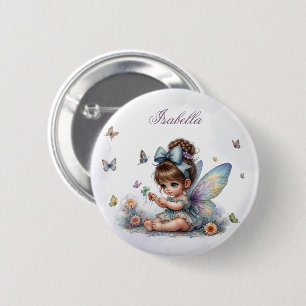 Badge Rond 5 Cm Jolie petite fée