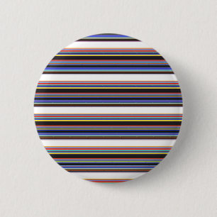 Badge Rond 5 Cm Jolies rayures noires bleues