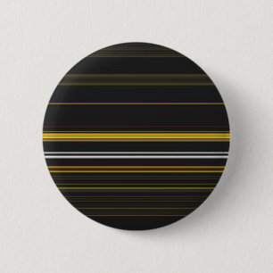 Badge Rond 5 Cm Jolies rayures noires jaunes