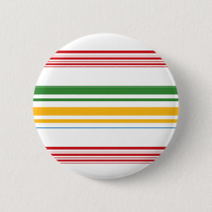 Badge Rond 5 Cm Jolies rayures vert jaune