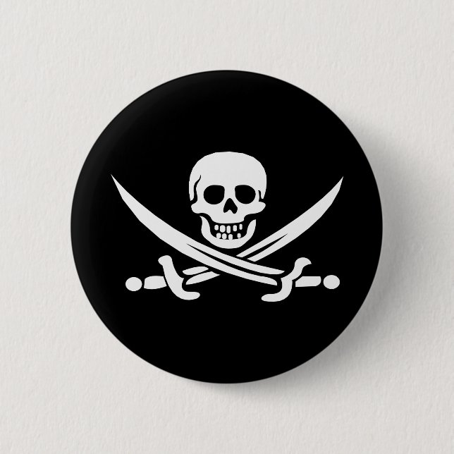 Badge Rond 5 Cm JollyRoger (Devant)
