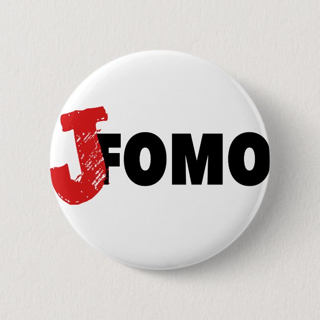 Badge Rond 5 Cm JOMO Joie de Manquer d'Occasions vie lente introve (Devant)