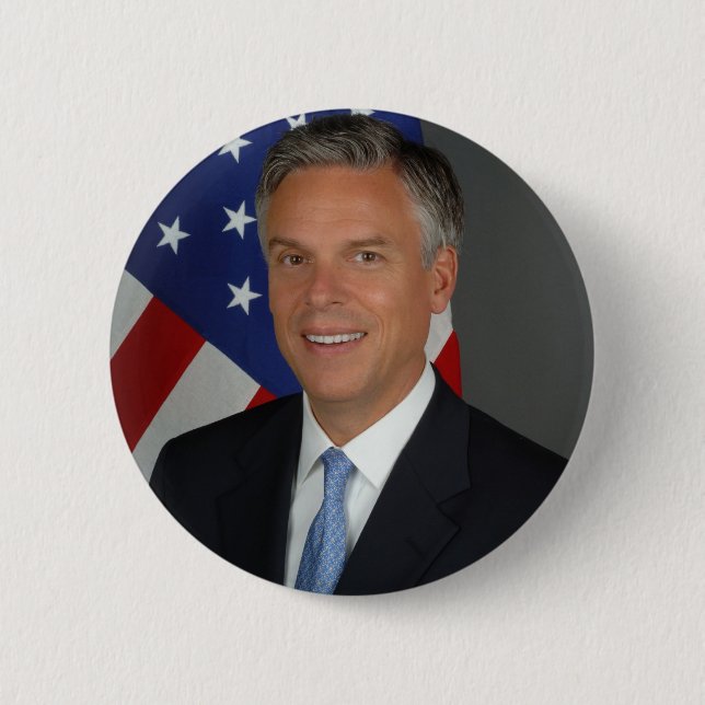 Badge Rond 5 Cm Jon Huntsman Button (Devant)