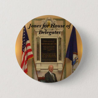 Badge Rond 5 Cm Jones pour la Chambre des délégués
