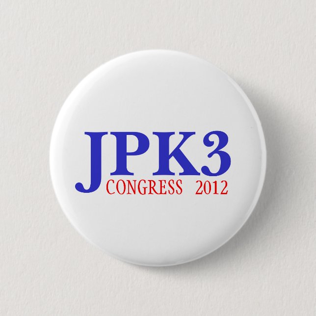 Badge Rond 5 Cm Joseph P. Kennedy, III. pour le congrès 2012 (Devant)