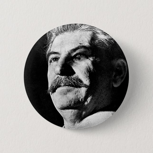 Badge Rond 5 Cm Joseph Staline (Devant)