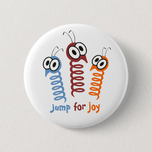 Badge Rond 5 Cm Jote Jump de joie citer drôle