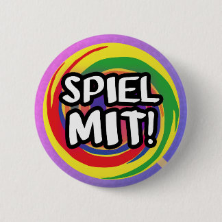 Badge Rond 5 Cm Joue avec moi