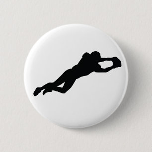 Badge Rond 5 Cm Joueur de football