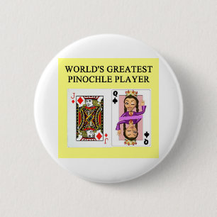 Badge Rond 5 Cm joueur de jeu de pinochle