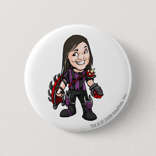 Badge Rond 5 Cm Joueur de personnel de citadelle de Ziggytron