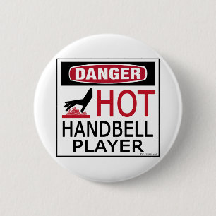 Badge Rond 5 Cm Joueur de poche à chaud