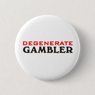 Badge Rond 5 Cm Joueur dégénéré
