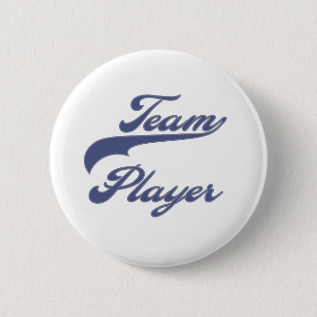 Badge Rond 5 Cm Joueur d'équipe (Devant)