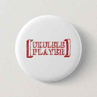 Badge Rond 5 Cm Joueur d'ukulélé