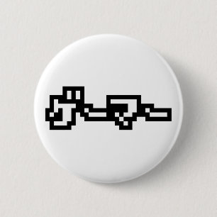Badge Rond 5 Cm Joueur Japonais ゲーマー Japon Langue Nihongo