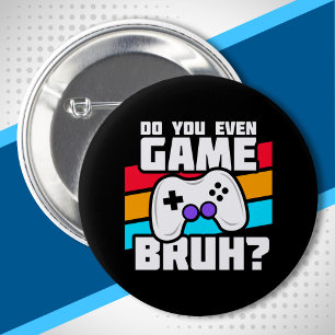Badge Rond 5 Cm Joueur vidéo - Jeu vidéo - Joueur amusant