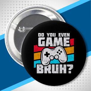Badge Rond 5 Cm Joueur vidéo - Jeu vidéo - Joueur amusant