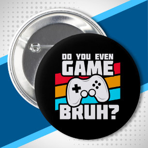 Badge Rond 5 Cm Joueur vidéo - Jeu vidéo - Joueur amusant