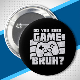 Badge Rond 5 Cm Joueur vidéo - Jeu vidéo - Joueur amusant