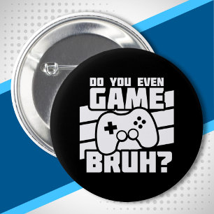 Badge Rond 5 Cm Joueur vidéo - Jeu vidéo - Joueur amusant