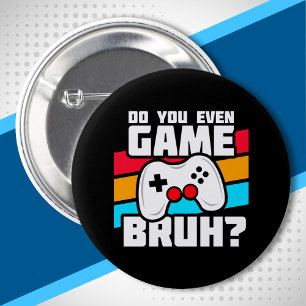Badge Rond 5 Cm Joueur vidéo - Jeu vidéo - Joueur amusant