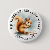 Jour d'appréciation des écureuils 21 janvier
