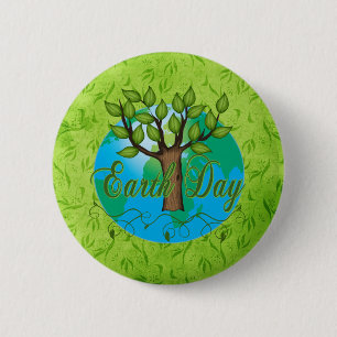 Badge Rond 5 Cm Jour de la terre